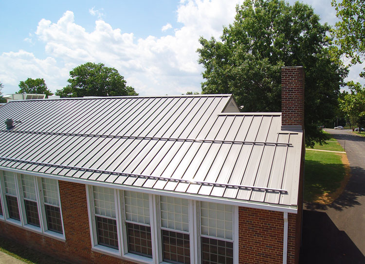 Commercial Metal Roof After Commercial Roof Replacement