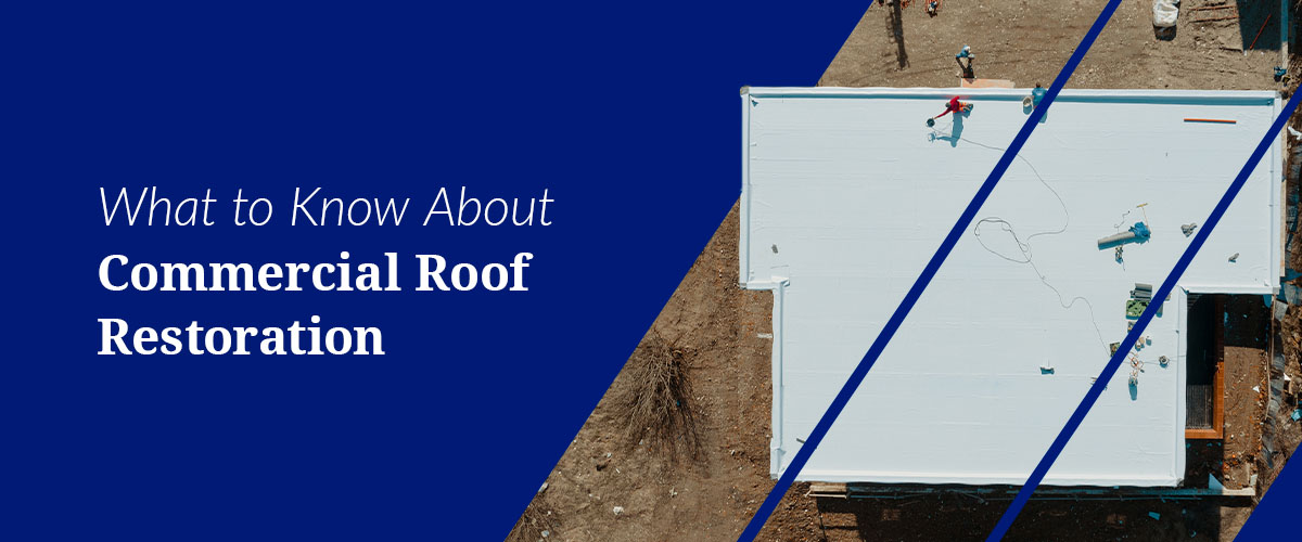 What to know about commercial roof restoration with a flat commercial roof