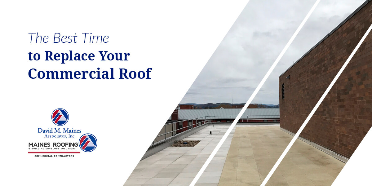 The Best Time to Replace Your Commercial Roof blog post header image
